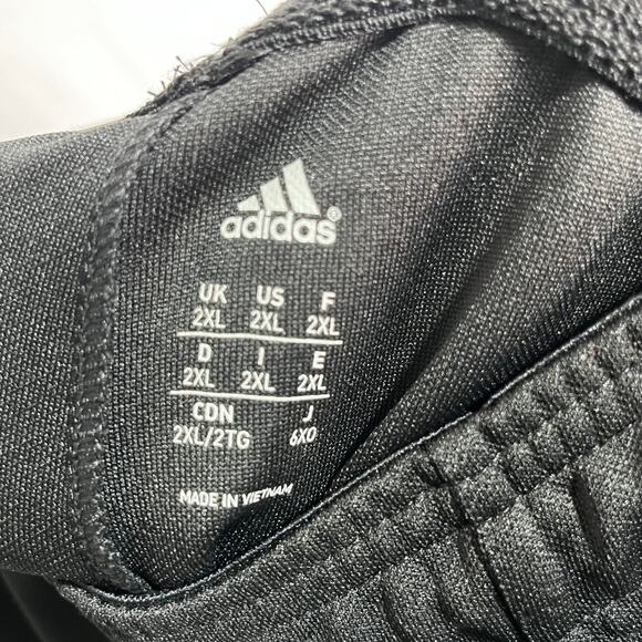 Adidas Black Tapered Track Pants New 2XL - Picture 4 of 5